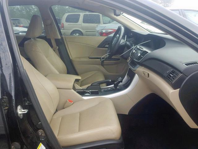 1HGCR3F88EA000414 - 2014 HONDA ACCORD EXL WHITE photo 5