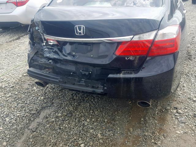 1HGCR3F88EA000414 - 2014 HONDA ACCORD EXL WHITE photo 9