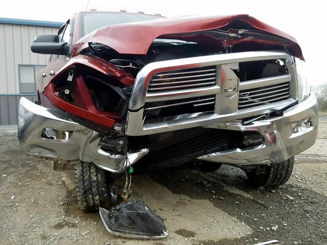 3C6TD5DT0CG266001 - 2012 DODGE RAM 2500 S RED photo 9