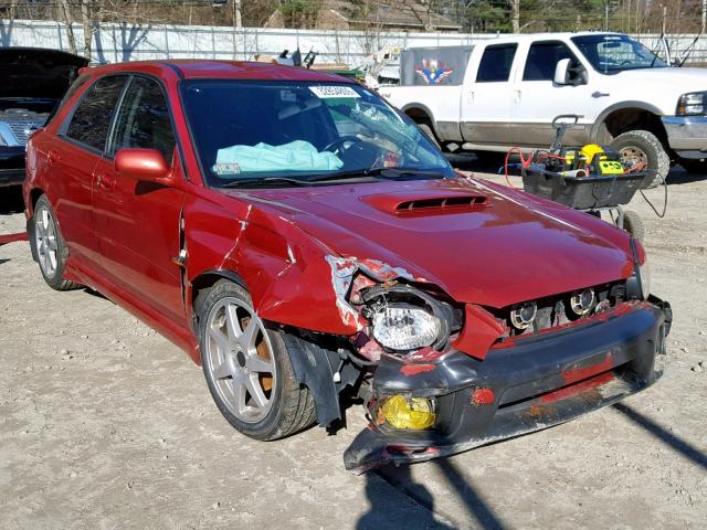 JF1GG65543H813600 - 2003 SUBARU IMPREZA TS RED photo 1