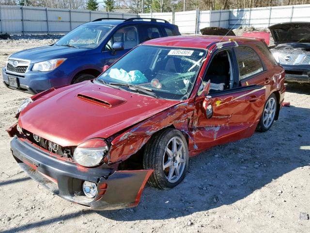 JF1GG65543H813600 - 2003 SUBARU IMPREZA TS RED photo 2