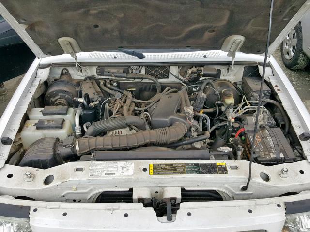 1FTYR10U23TA23445 - 2003 FORD RANGER WHITE photo 7