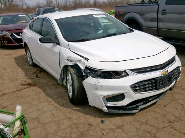 1G1ZB5ST3GF252413 - 2016 CHEVROLET MALIBU LS WHITE photo 1