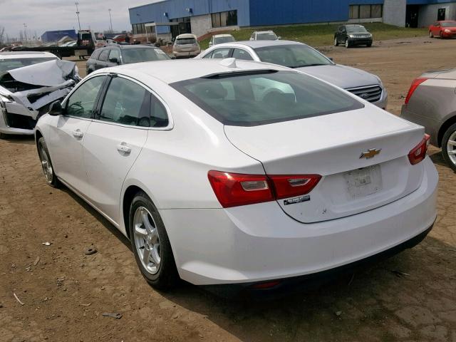 1G1ZB5ST3GF252413 - 2016 CHEVROLET MALIBU LS WHITE photo 3