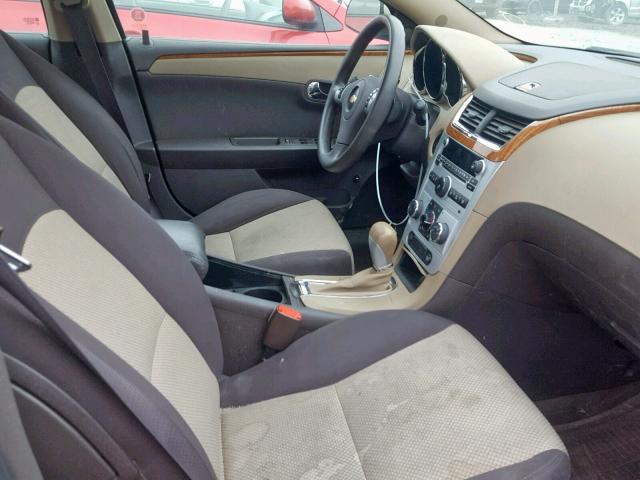 1G1ZH57B99F174219 - 2009 CHEVROLET MALIBU 1LT GOLD photo 5