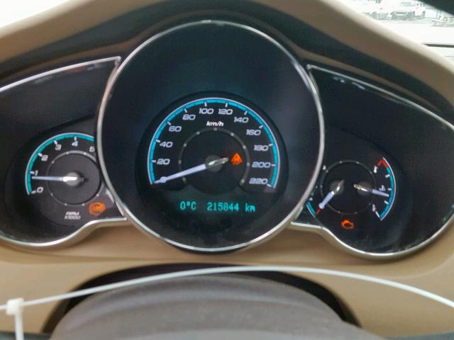 1G1ZH57B99F174219 - 2009 CHEVROLET MALIBU 1LT GOLD photo 8