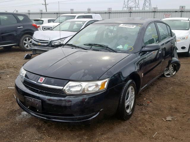 1G8AG52F74Z100414 - 2004 SATURN ION LEVEL BLACK photo 2