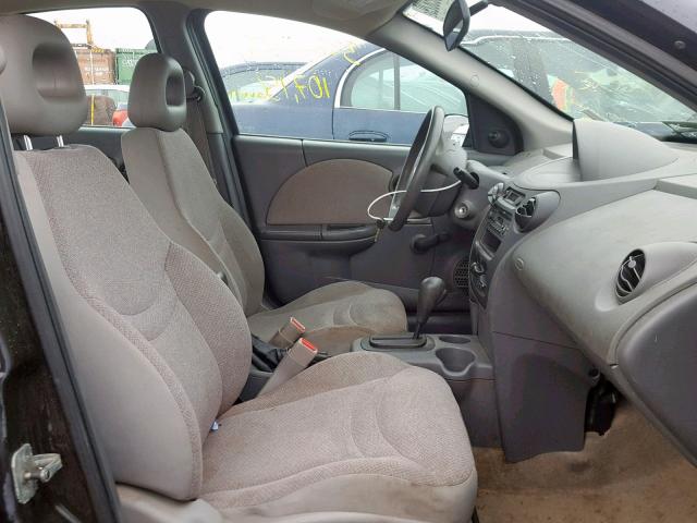 1G8AG52F74Z100414 - 2004 SATURN ION LEVEL BLACK photo 5