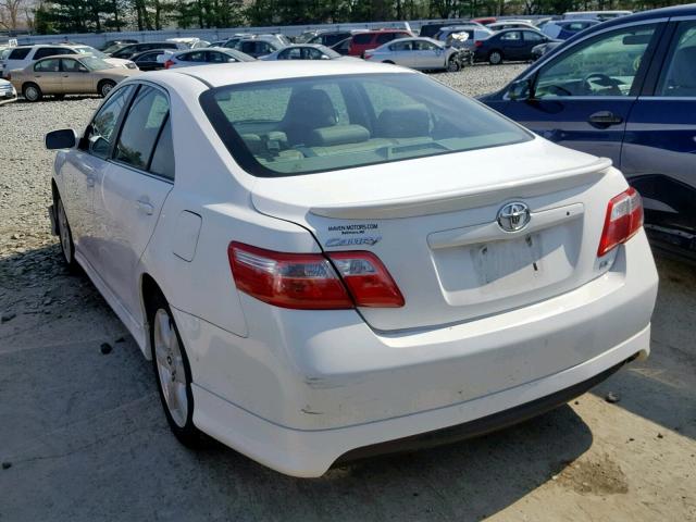 4T1BE46K97U655167 - 2007 TOYOTA CAMRY NEW WHITE photo 3