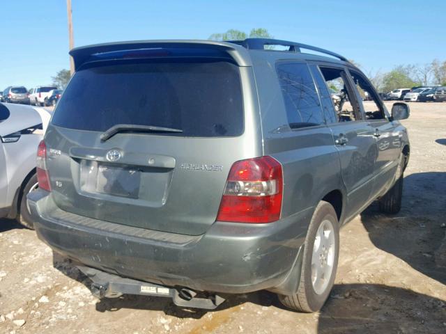 JTEDP21AX50044638 - 2005 TOYOTA HIGHLANDER GRAY photo 4