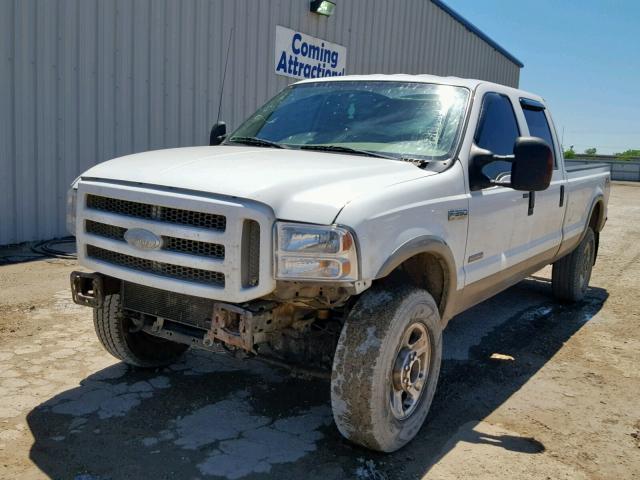 1FTWW31P27EA82221 - 2007 FORD F350 SRW S WHITE photo 2