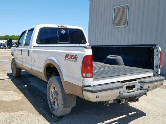 1FTWW31P27EA82221 - 2007 FORD F350 SRW S WHITE photo 3