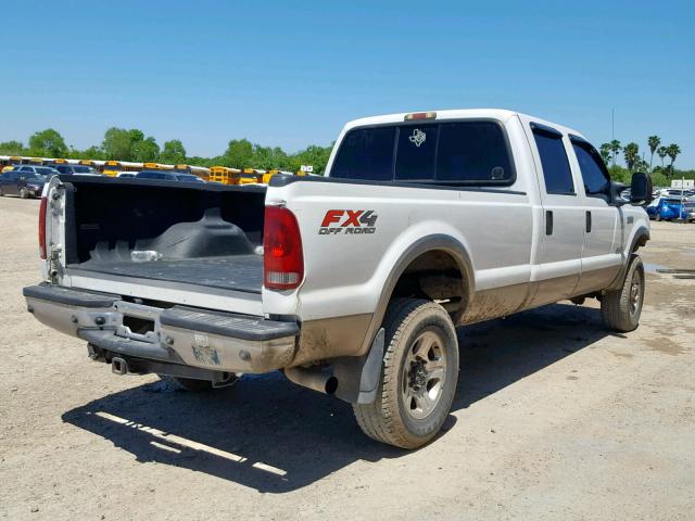 1FTWW31P27EA82221 - 2007 FORD F350 SRW S WHITE photo 4