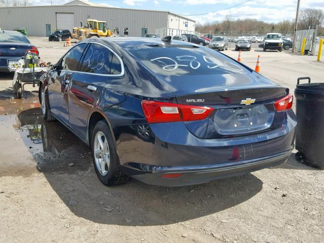 1G1ZB5ST6GF202380 - 2016 CHEVROLET MALIBU LS BLUE photo 3