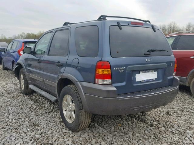 1FMCU03126KA42281 - 2006 FORD ESCAPE XLT BLUE photo 3