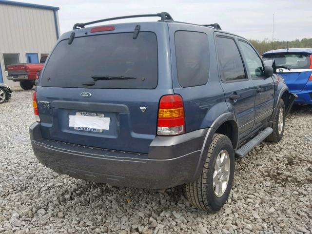 1FMCU03126KA42281 - 2006 FORD ESCAPE XLT BLUE photo 4