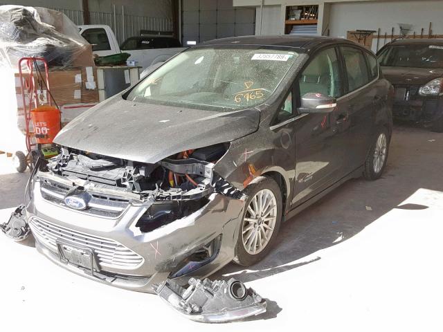 1FADP5CU9FL116965 - 2015 FORD C-MAX PREM GRAY photo 2