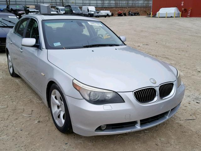 WBANE53527CK92607 - 2007 BMW 525 I SILVER photo 1