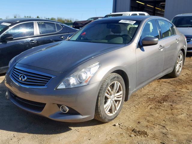 JN1CV6AP9DM300277 - 2013 INFINITI G37 BASE GRAY photo 2