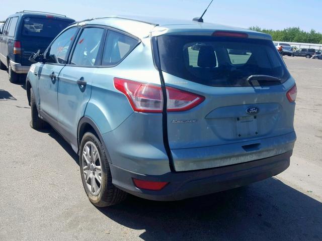 1FMCU0F76DUD55495 - 2013 FORD ESCAPE S GREEN photo 3