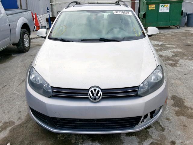 3VWML7AJXBM637399 - 2011 VOLKSWAGEN JETTA TDI SILVER photo 9