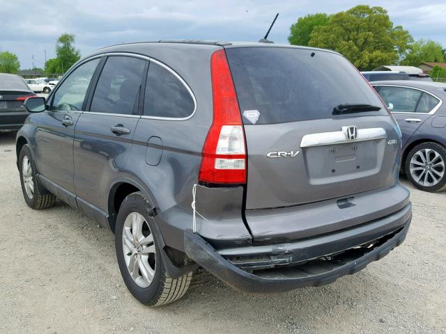 5J6RE3H79AL002447 - 2010 HONDA CR-V EXL GRAY photo 3