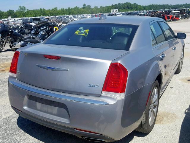 2C3CCAKG2JH268344 - 2018 CHRYSLER 300 LIMITE SILVER photo 4