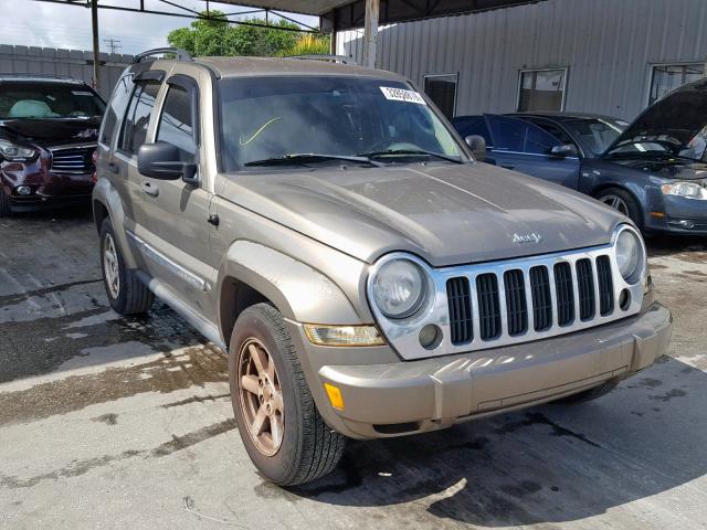 1J4GK58K45W625320 - 2005 JEEP LIBERTY LI TAN photo 1