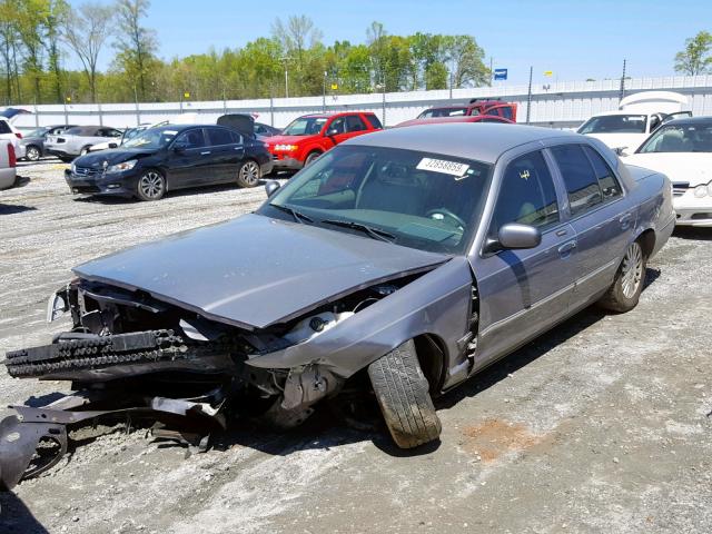 2MEFM75V86X635021 - 2006 MERCURY GRAND MARQ GRAY photo 2