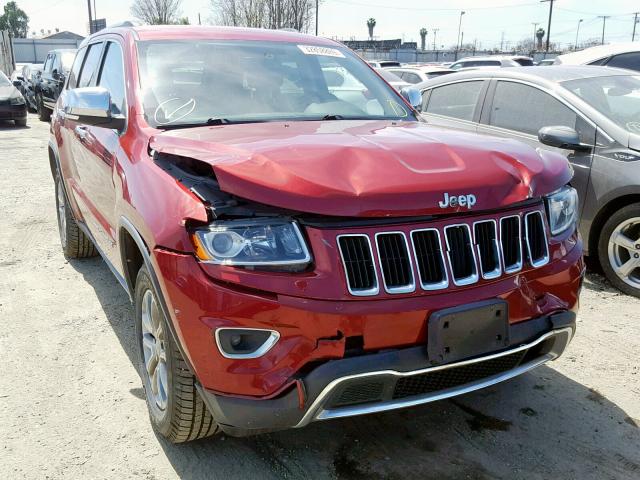 1C4RJEBG8EC519315 - 2014 JEEP GRAND CHER RED photo 1