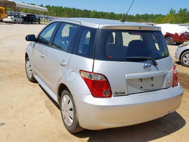 JTKKT624865002585 - 2006 TOYOTA SCION XA SILVER photo 3