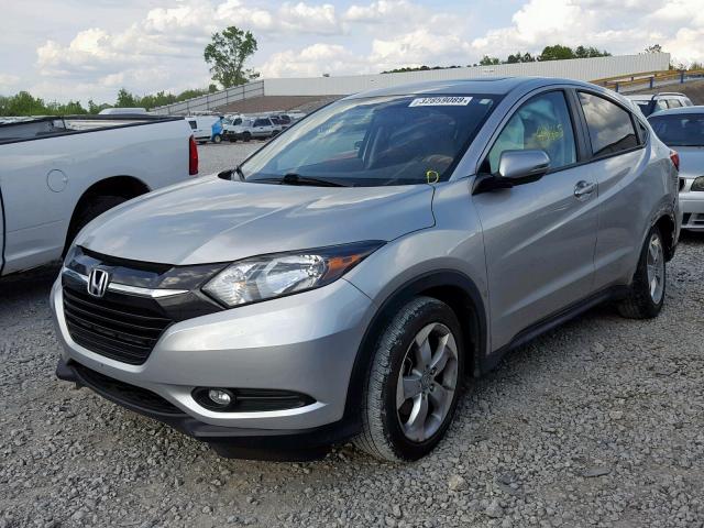 3CZRU5H54GM722484 - 2016 HONDA HR-V EX SILVER photo 2