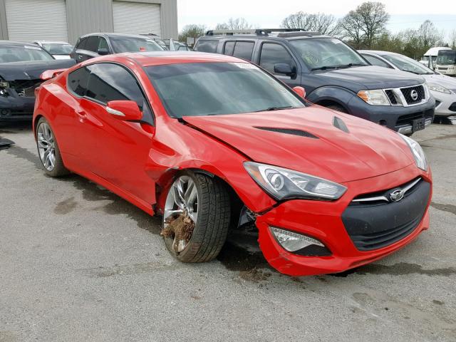 KMHHU6KJ7DU102471 - 2013 HYUNDAI GENESIS CO RED photo 1