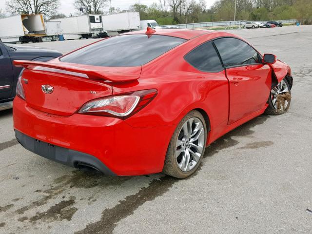 KMHHU6KJ7DU102471 - 2013 HYUNDAI GENESIS CO RED photo 4