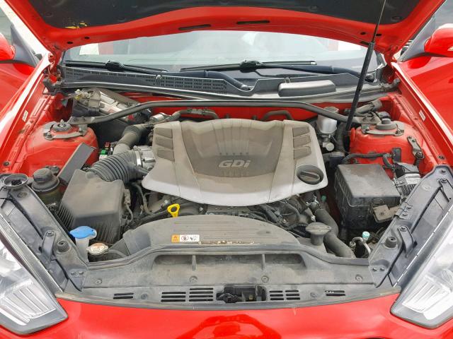 KMHHU6KJ7DU102471 - 2013 HYUNDAI GENESIS CO RED photo 7