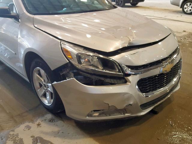 1G11B5SL2FF282935 - 2015 CHEVROLET MALIBU LS ვერცხლისფერი ფოტო 9