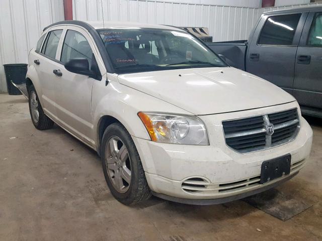 1B3HB48B88D671285 - 2008 DODGE CALIBER SX WHITE photo 1