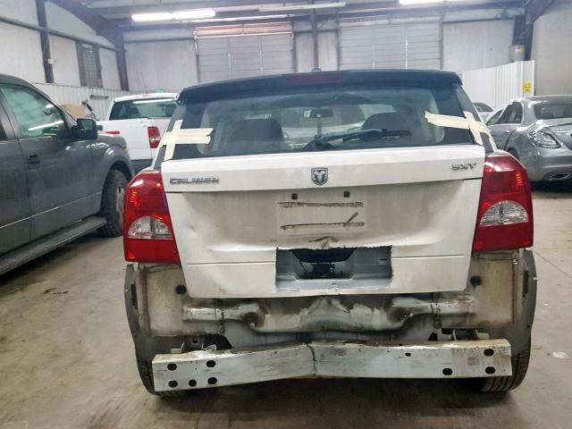 1B3HB48B88D671285 - 2008 DODGE CALIBER SX WHITE photo 9