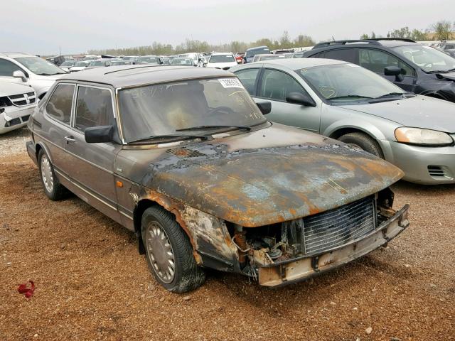 YS3AK35DXK3001162 - 1989 SAAB 900 S GRAY photo 1