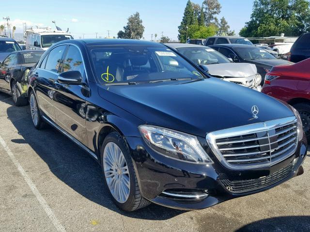 WDDUG6DB4GA261346 - 2016 MERCEDES-BENZ S 550E BLACK photo 1