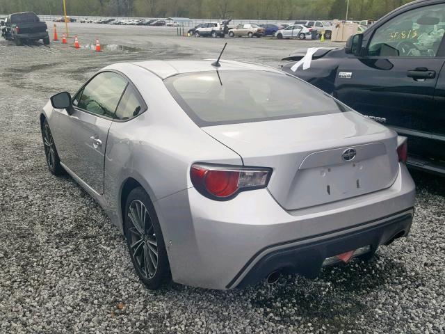JF1ZNAA13D2705199 - 2013 TOYOTA SCION FR-S SILVER photo 3
