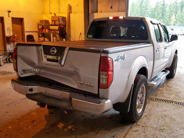 1N6AD09W37C428120 - 2007 NISSAN FRONTIER C SILVER photo 4