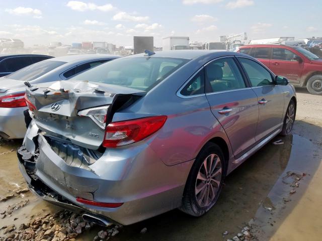 5NPE34AF7FH228788 - 2015 HYUNDAI SONATA SPORT  photo 4