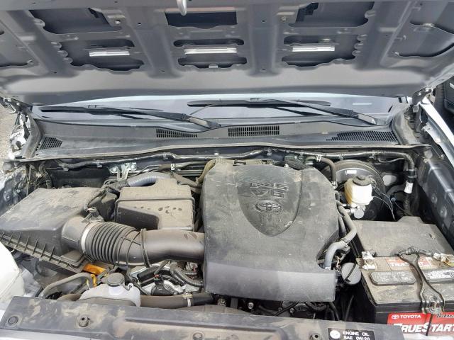 3TMAZ5CN8GM013956 - 2016 TOYOTA TACOMA DOU SILVER photo 7