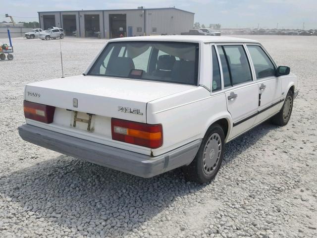 YV1FA8843L2483404 - 1990 VOLVO 740 BASE WHITE photo 4