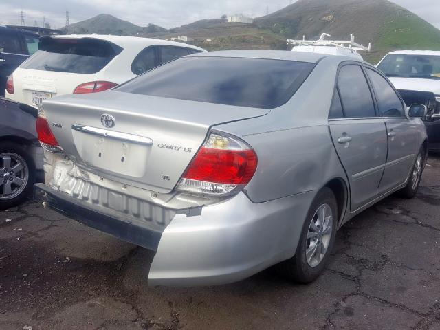 4T1BF32K75U097720 - 2005 TOYOTA CAMRY LE  photo 4