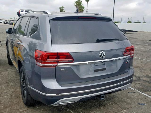 1V2MR2CA3JC585954 - 2018 VOLKSWAGEN ATLAS SEL Boz foto 3