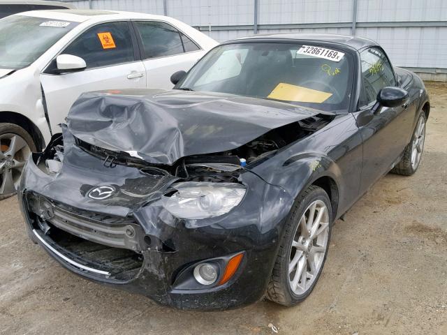 JM1NC2MF1C0222137 - 2012 MAZDA MX-5 MIATA BLACK photo 2