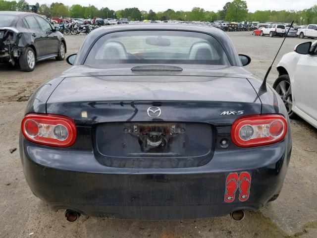 JM1NC2MF1C0222137 - 2012 MAZDA MX-5 MIATA BLACK photo 6