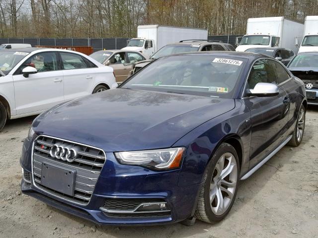 WAUVGAFR5DA060978 - 2013 AUDI S5 PRESTIG BLUE photo 2